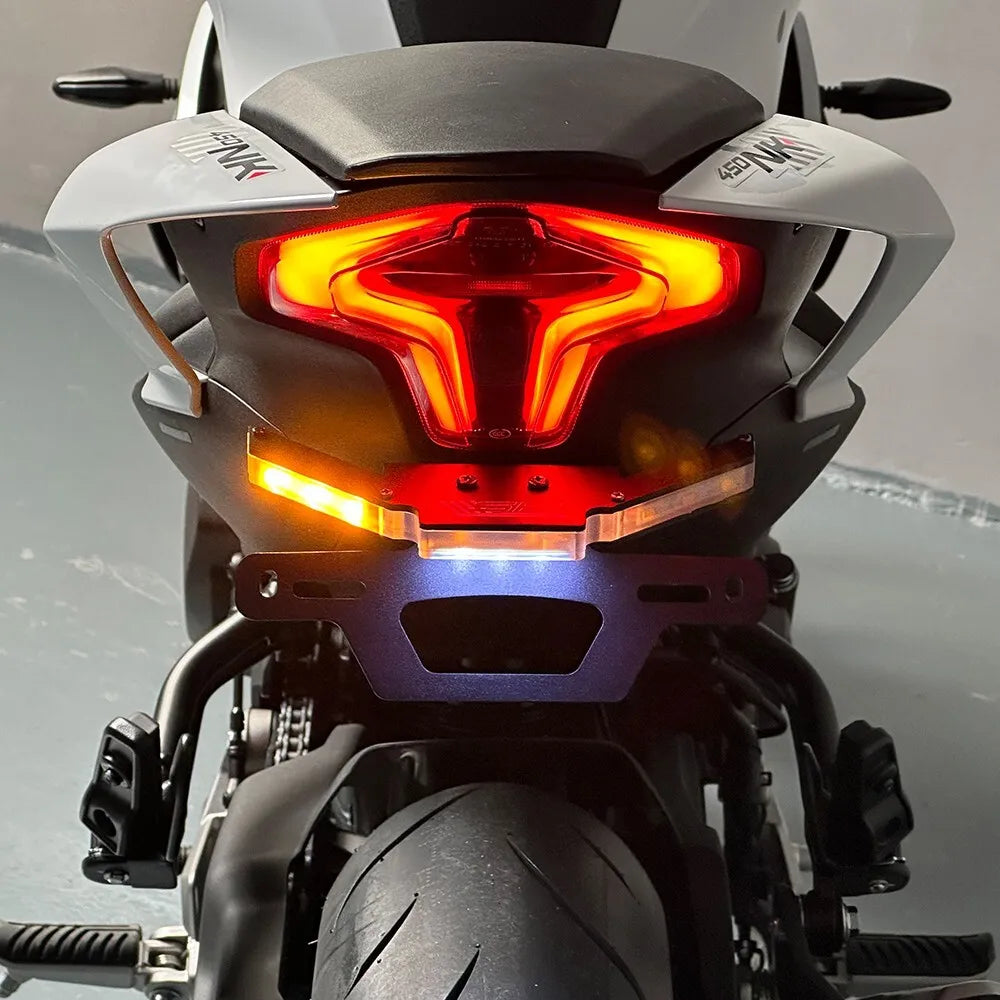 CFMOTO 450SR/SRS/NK 300SR Tail Tidy with Integrated Turn Signals